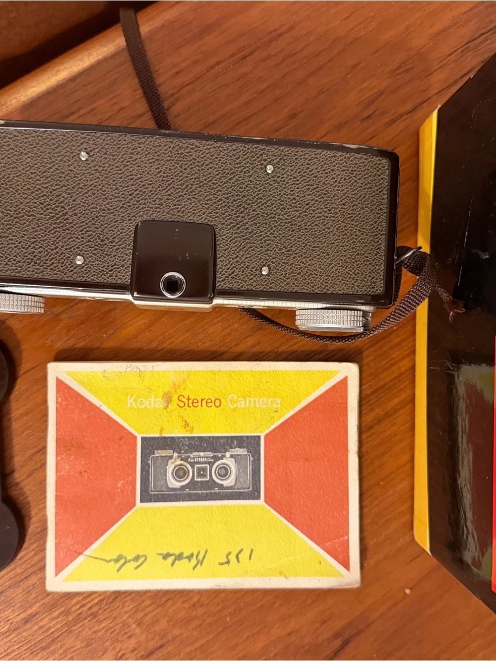 VINTAGE 1950’s Kodak Stereo Camera 35mm 3D Camera with BOX, Manual, Strap.